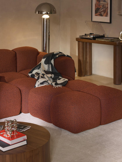 Westwing Módulo De Esquina En Tejido Bouclé Tayla