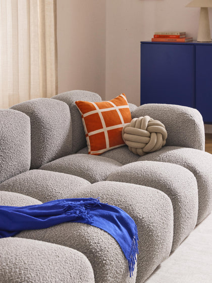 Westwing Módulo De Esquina En Tejido Bouclé Tayla