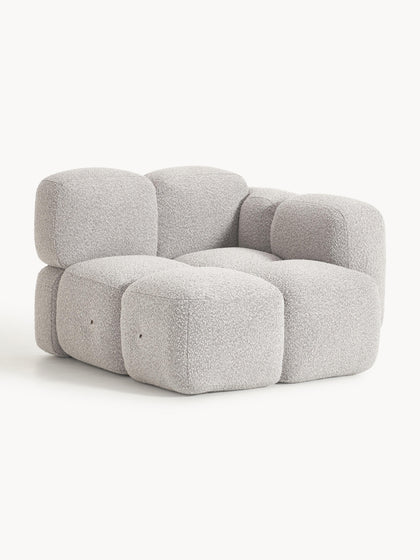 Westwing Módulo De Esquina En Tejido Bouclé Tayla