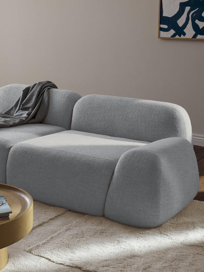 Westwing Módulo De Esquina En Tejido Bouclé Wolke