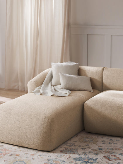 Westwing Módulo Diván En Tejido Bouclé Sofia