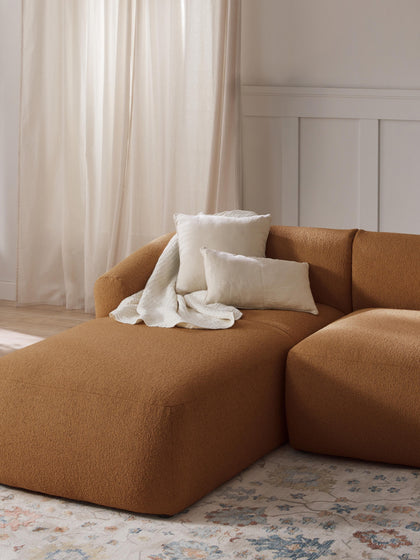 Westwing Módulo Diván En Tejido Bouclé Sofia