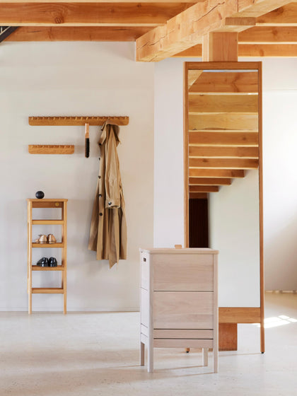 Westwing Perchero De Madera De Roble Echo 40 Cm