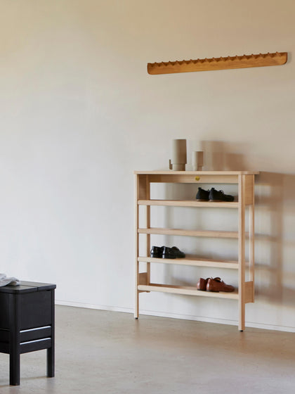 Westwing Perchero De Madera De Roble Echo 88 Cm