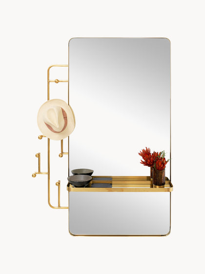 Westwing Perchero De Pared Con Espejo Tristan