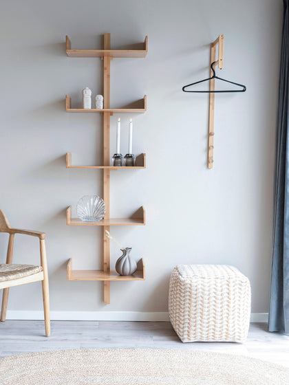 Westwing Perchero De Pared De Bambú Trento