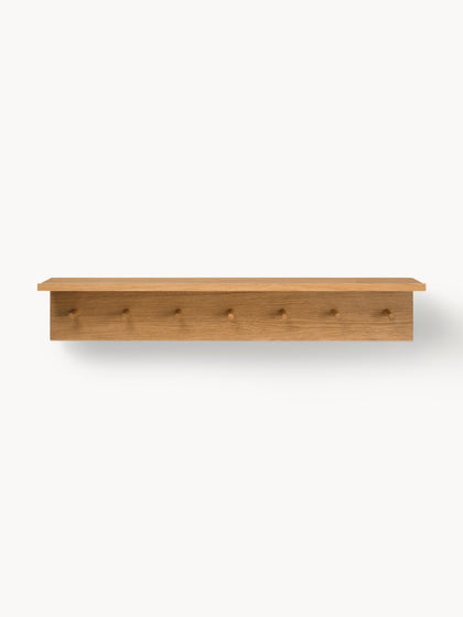 Westwing Perchero de pared de madera Place 105 cm