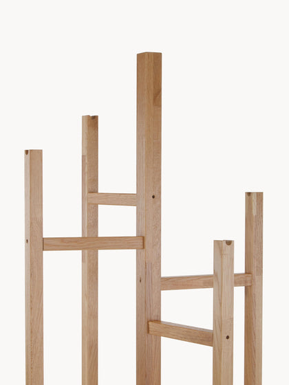 Westwing Perchero De Pie De Madera De Roble Eigen