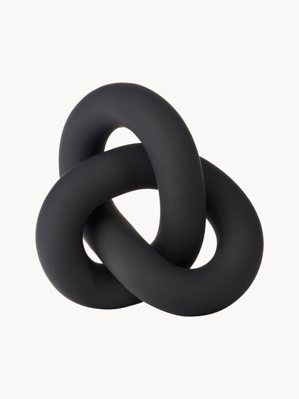 Westwing Pieza decorativa artesanal Knot 9 cm