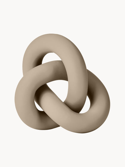 Westwing Pieza decorativa artesanal Knot 9 cm