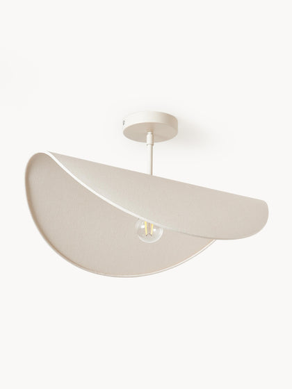 Westwing Plafón de diseño de lino Kenzie