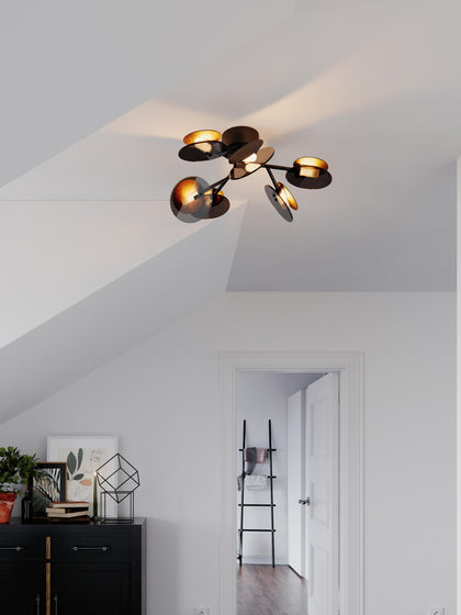 Westwing Plafón Grande LED Con Difusores Turno