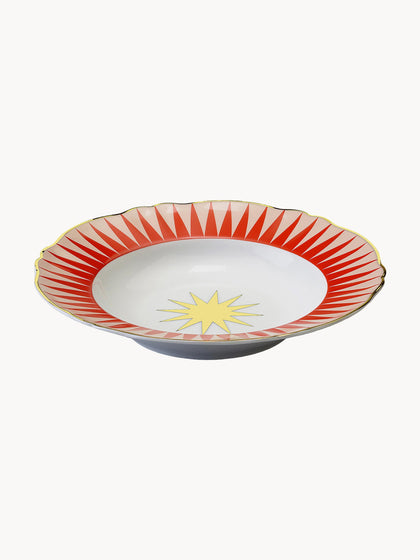 Westwing Plato Hondo Artesanal De Porcelana Flash