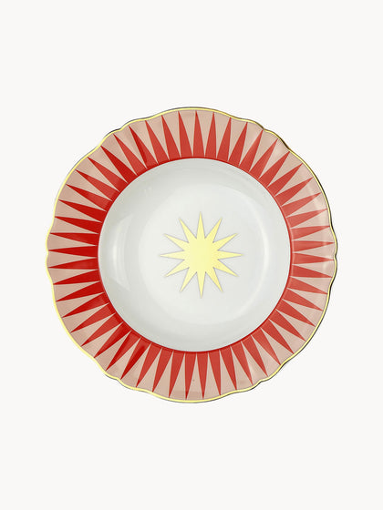 Westwing Plato Hondo Artesanal De Porcelana Flash