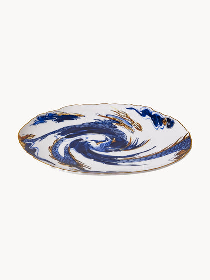 Westwing Plato Llano De Porcelana Classic On Acid