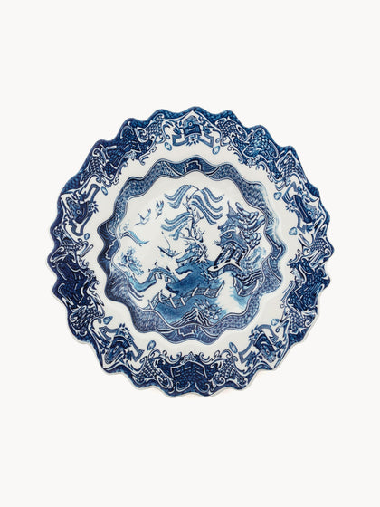 Westwing Plato postre de porcelana Classic On Acid