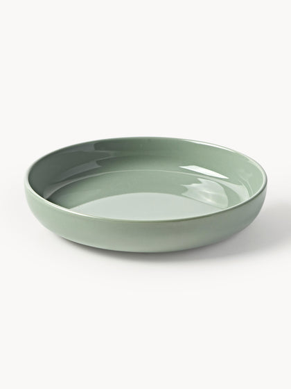 Westwing Platos hondos de porcelana Nessa 4 uds