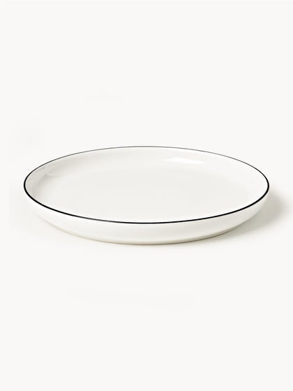 Westwing Platos Llanos De Porcelana Facile 2 uds