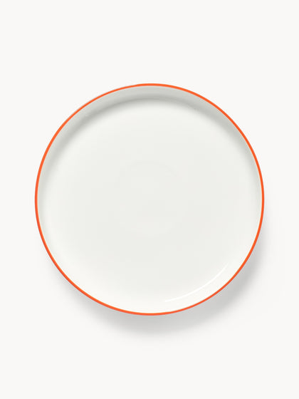Westwing Platos llanos de porcelana Facile 2 uds