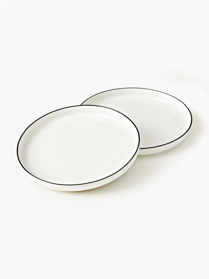 Westwing Platos Postre De Porcelana Facile 2 uds