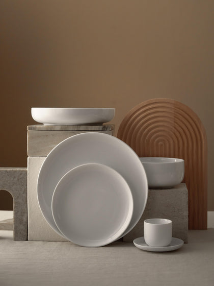 Westwing Platos Postre De Porcelana Nessa 4 uds