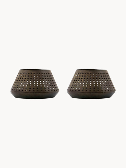 Westwing Portavelas Artesanales Minis 2 Uds