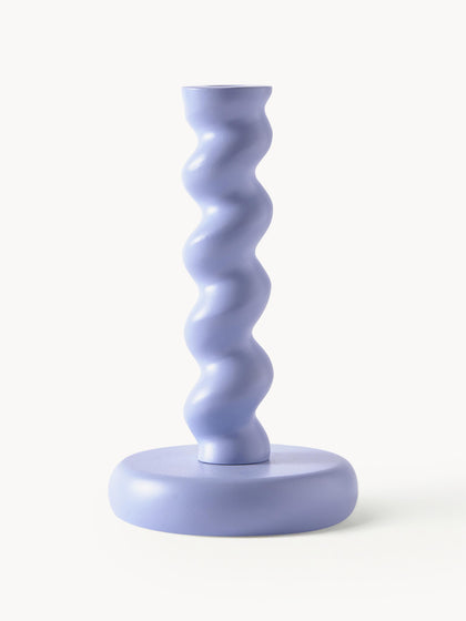 Westwing Portavelas de metal artesanal Twister