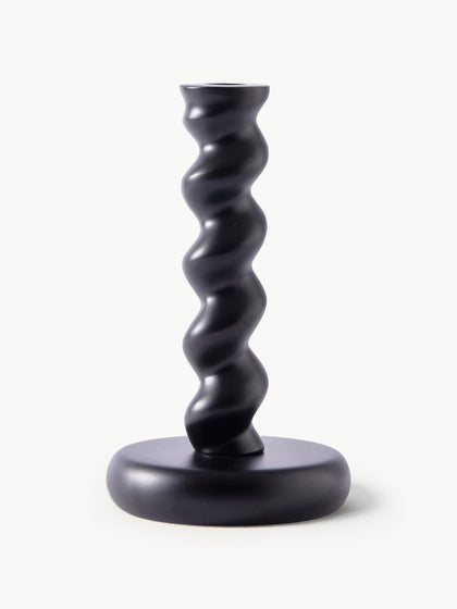 Westwing Portavelas de metal artesanal Twister
