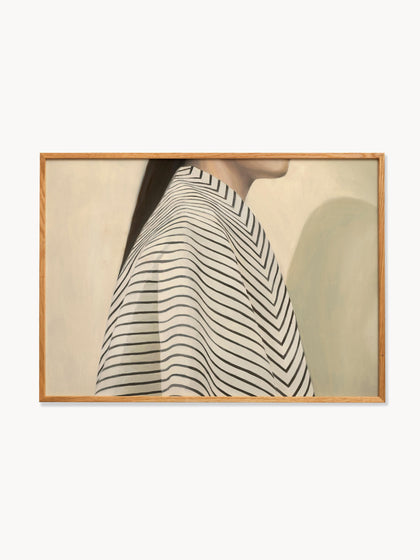 Westwing Póster Black Stripes
