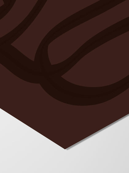 Westwing Póster Burgundy Burgundy