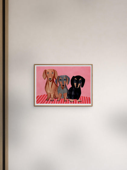 Westwing Póster Dachshunds