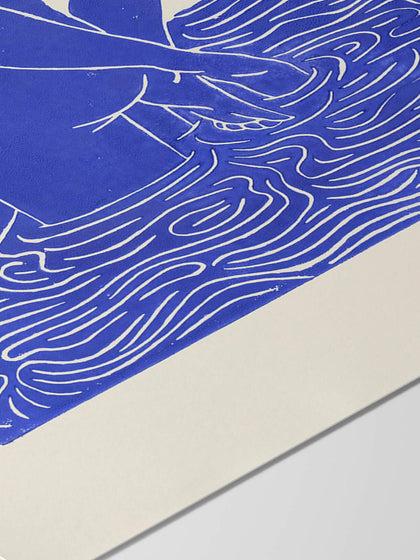 Westwing Póster Maliv Blue