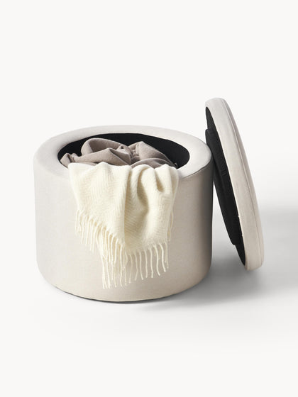 Westwing Puf Alida Con Espacio De Almacenamiento