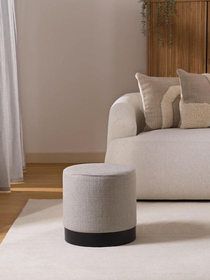 Westwing Puf De Tejido Bouclé Orchid