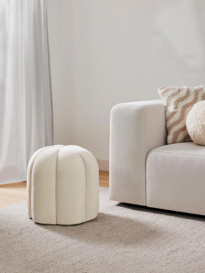 Westwing Puf De Terciopelo Cali