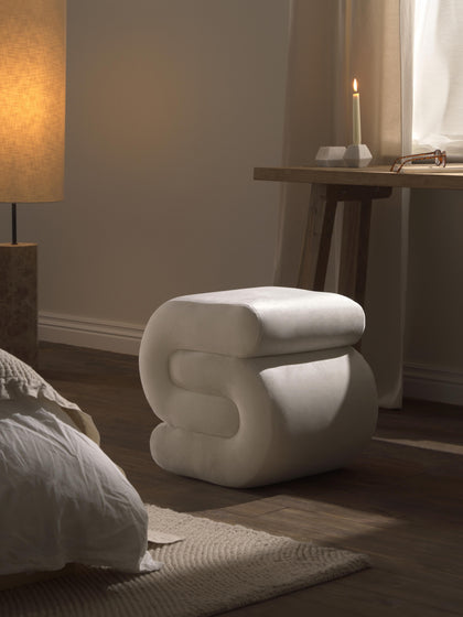 Westwing Puf De Terciopelo Merle