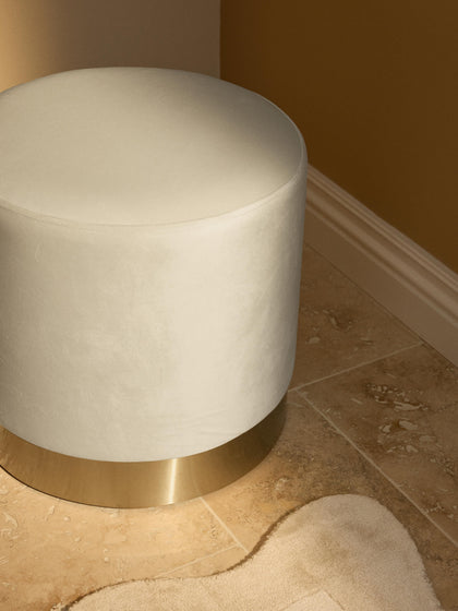 Westwing Puf De Terciopelo Orchid