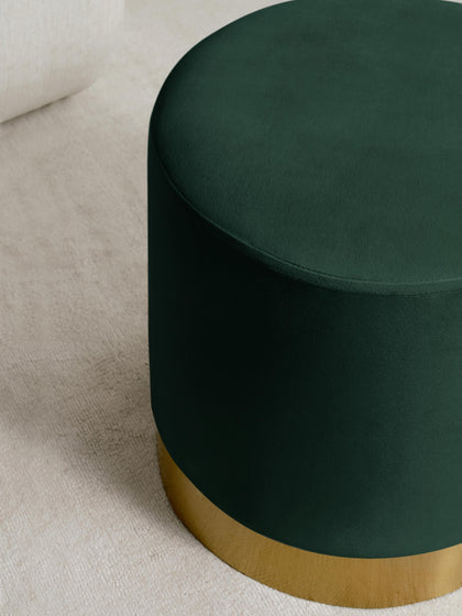 Westwing Puf De Terciopelo Orchid