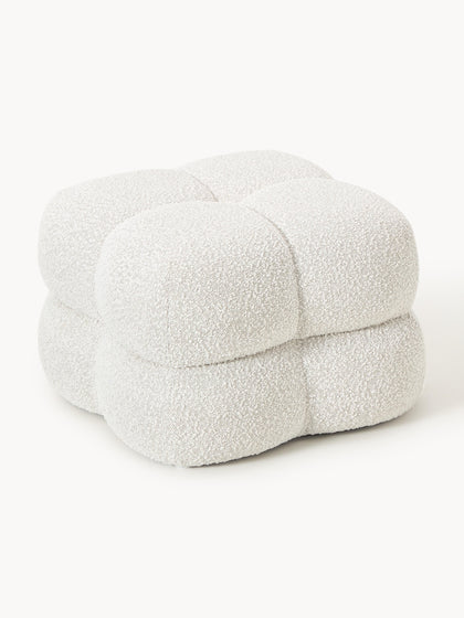 Westwing Puf En Tejido Bouclé Ellie