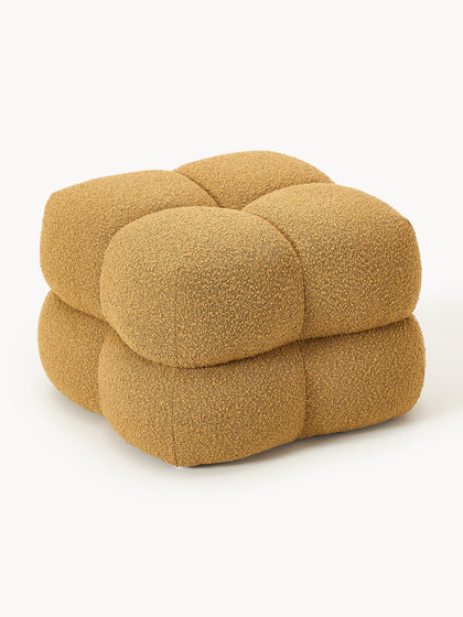 Westwing Puf En Tejido Bouclé Ellie