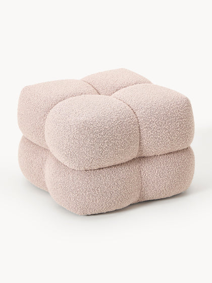 Westwing Puf En Tejido Bouclé Ellie