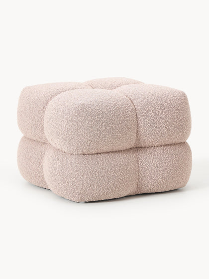 Westwing Puf En Tejido Bouclé Ellie