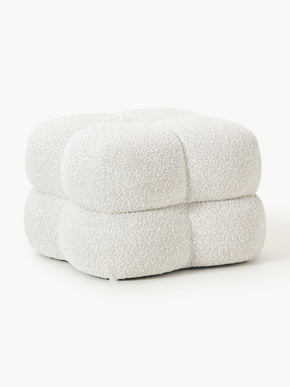 Westwing Puf En Tejido Bouclé Ellie