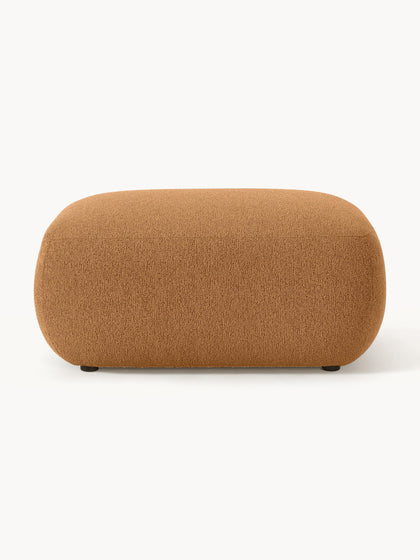 Westwing Puf Reposapiés En Tejido Bouclé Sofia