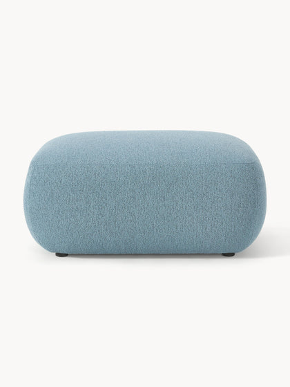 Westwing Puf Reposapiés En Tejido Bouclé Sofia
