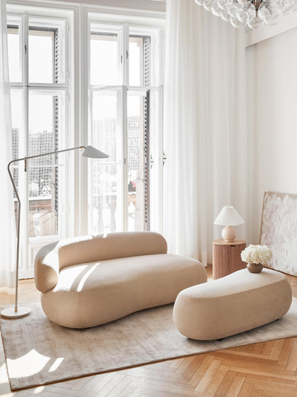 Westwing Puf Reposapiés Grande Alba