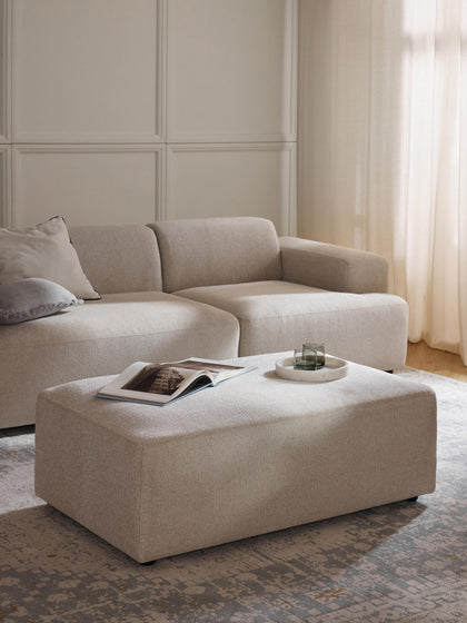 Westwing Puf Reposapiés Grande Melva 116 X 72 Cm