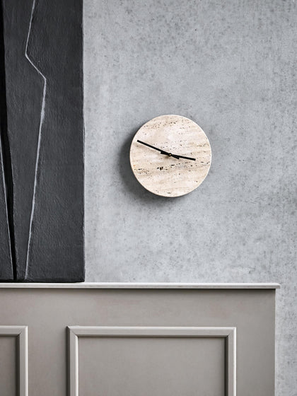 Westwing Reloj Artesanal De Travertino Loko