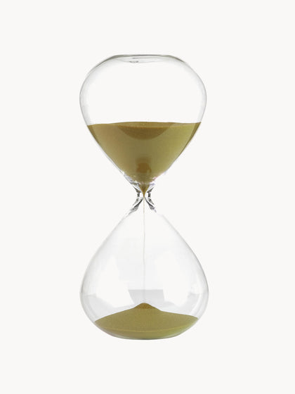 Westwing Reloj de arena de vidrio Ball 90 min
