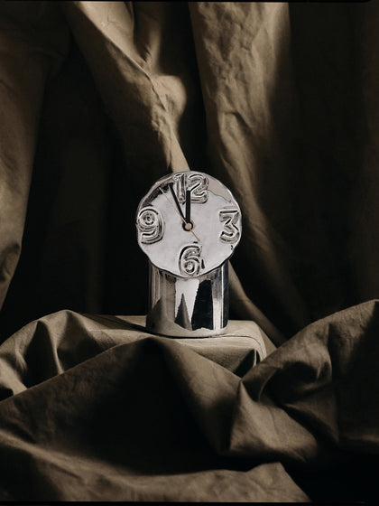 Westwing Reloj De Mesa Artesanal Retro